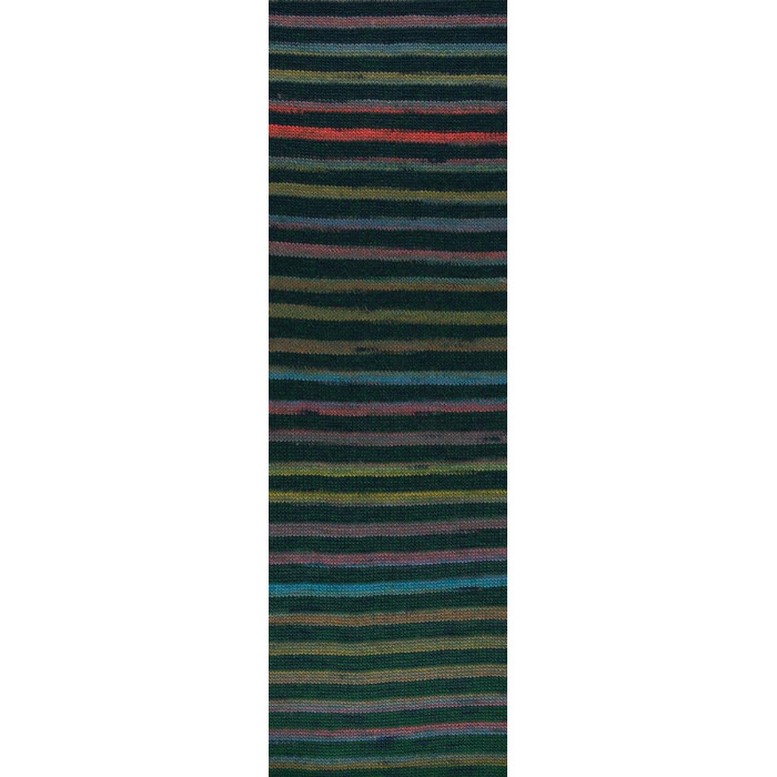 4 Пряжа Laines du Nord Poema Stripes, 150г - 450м, різнокольоровий, 100% вовна