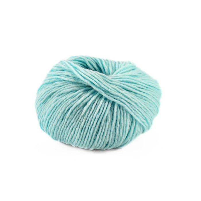 4 Пряжа Laines du Nord Soft Carded Merino, 25г - 90м, блакитний, 100% вовна