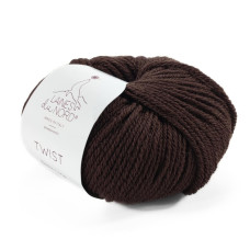 4 Пряжа Laines du Nord Twist, 100г - 125м, каштан, 70% вовна, 30% акрил