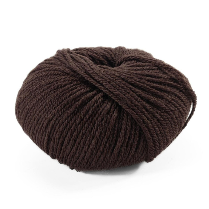 4 Пряжа Laines du Nord Twist, 100г - 125м, каштан, 70% вовна, 30% акрил