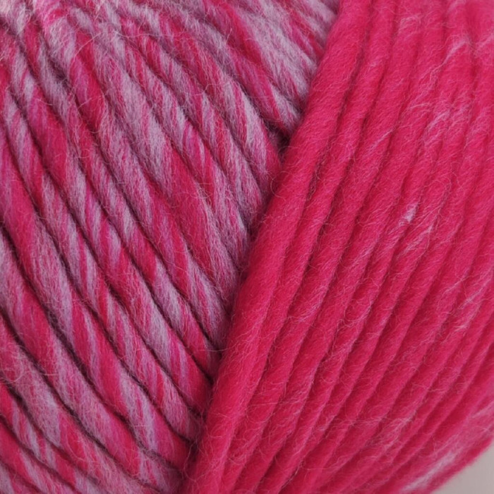 4 Пряжа Laines du Nord Slippers, 200г - 200м, малиновий-бузковий, 100% вовна