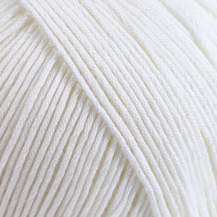 40 Пряжа Adriafil Alterego Filato, 150г - 385м, білий, 100% мерсенізована бавовна