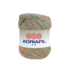 40 Пряжа Adriafil Matita Filato, 100г - 240м, різнокольоровий меланж, 76% бавовна, 24% конопля