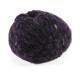 40 Пряжа Campolmi Filati Pierrot, 100г - 115м, фіолетовий-чорний, 25% мохер, 50% вовна, 25% акрил