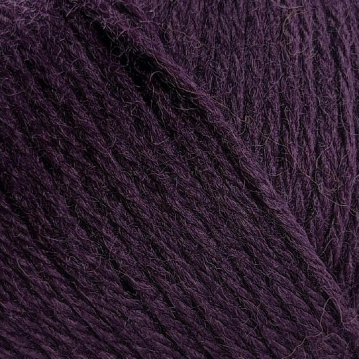 40 Пряжа Campolmi Filati Svezia, 100г - 250м, баклажановий, 50% вовна, 50% акрил