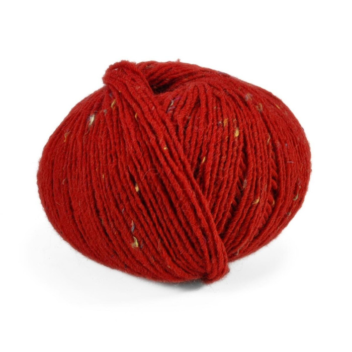 400 Пряжа Campolmi Filati Tweed, 100г - 250м, теракотовий, 50% вовна, 50% акрил