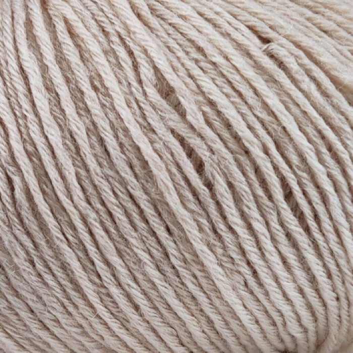 401 Пряжа Campolmi Filati Georgia, 50г - 200м, світло-бежевий, 50% вовна меринос, 50% акрил