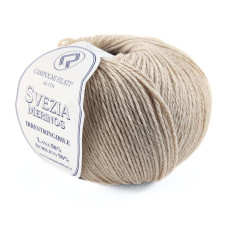 401 Пряжа Campolmi Filati Svezia, 100г - 250м, світло-бежевий, 50% вовна, 50% акрил