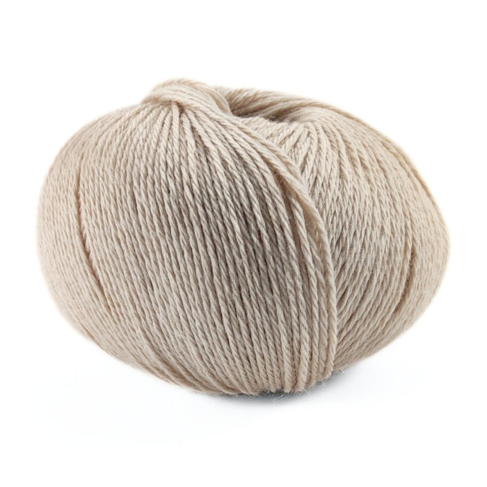 401 Пряжа Campolmi Filati Svezia, 100г - 250м, світло-бежевий, 50% вовна, 50% акрил
