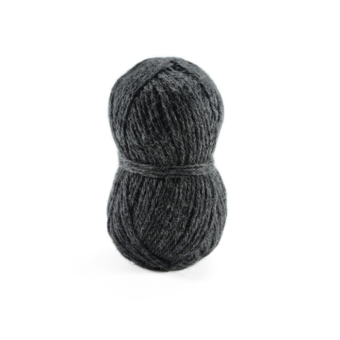 402 Пряжа Campolmi Filati Incaspun, 50г - 100м, сірий, 100% бебі альпака