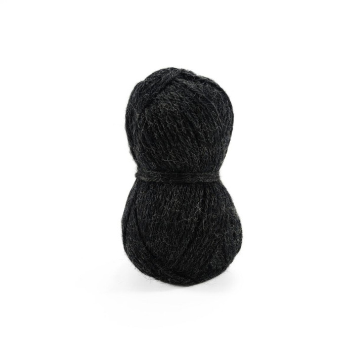 404 Пряжа Campolmi Filati Incaspun, 50г - 100м, антрацит, 100% бебі альпака