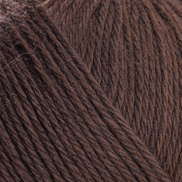 404 Пряжа Campolmi Filati Svezia, 100г - 250м, каштановий, 50% вовна, 50% акрил