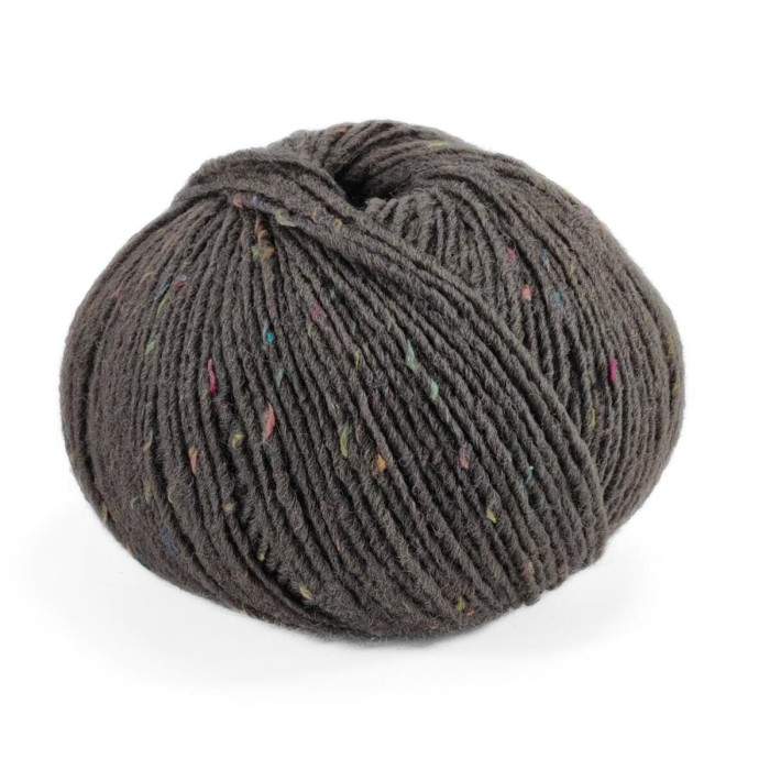 404 Пряжа Campolmi Filati Tweed, 100г - 250м, кора дуба, 50% вовна, 50% акрил