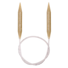 405-7/15-60 Addi Спиці кругові Champagner 15,0 мм - 60 см см, пластик