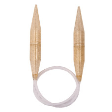 405-7/25-120 Addi Спиці кругові Champagner 25,0 мм - 120 см см, пластик