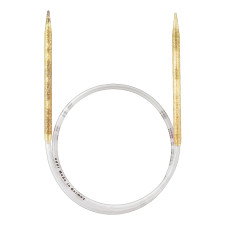 405-7/9-60 Addi Спиці кругові Champagner 9,0 мм - 60 см см, пластик