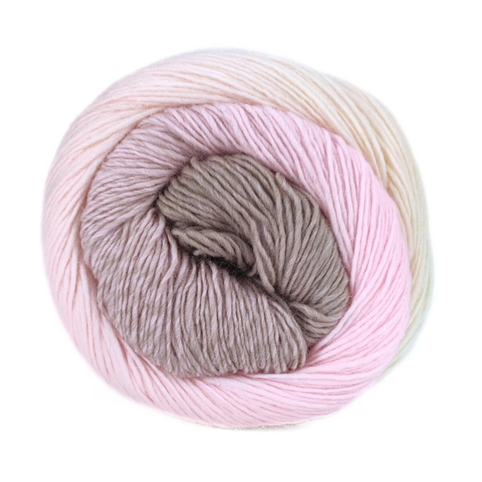 405 Пряжа Laines du Nord Poema, 150г - 600м, різнокольоровий, 100% вовна