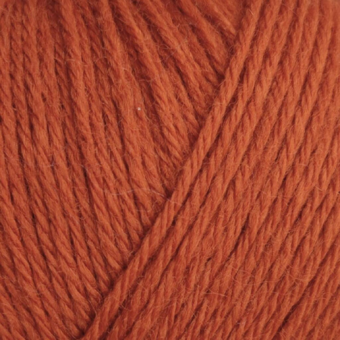 406 Пряжа Campolmi Filati Svezia, 100г - 250м, теракотовий, 50% вовна, 50% акрил
