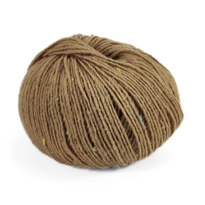 406 Пряжа Campolmi Filati Tweed, 100г - 250м, бежевий, 50% вовна, 50% акрил