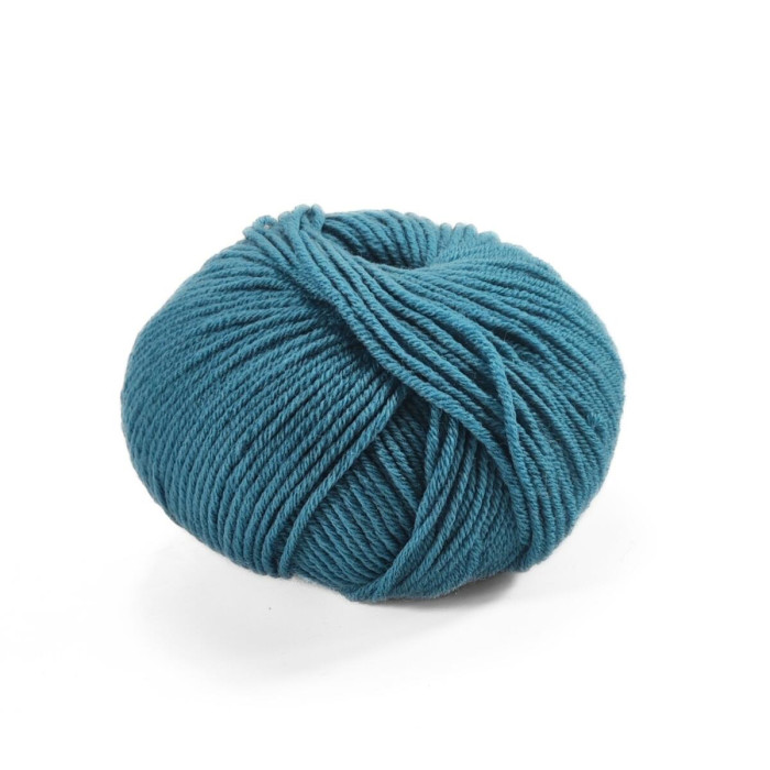 406 Пряжа Laines du Nord Dolly 125, 50г - 125м, блакитна-ялина, 100% вовна