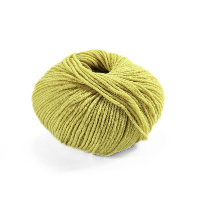 407 Пряжа Laines du Nord Dolly 125, 50г - 125м, гірчичний, 100% вовна