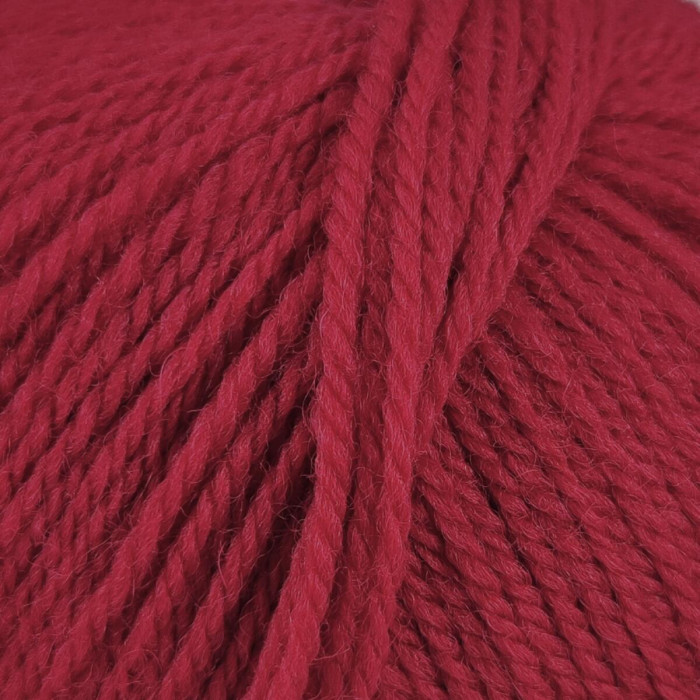 407 Пряжа Mondial BioLanaFine, 50г - 175м, червоний, 100% вовна