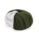 408 Пряжа Campolmi Filati Georgia, 50г - 200м, мілітарі-зелений, 50% вовна меринос, 50% акрил