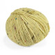 408 Пряжа Campolmi Filati Tweed, 100г - 250м, світло-жовтий, 50% вовна, 50% акрил