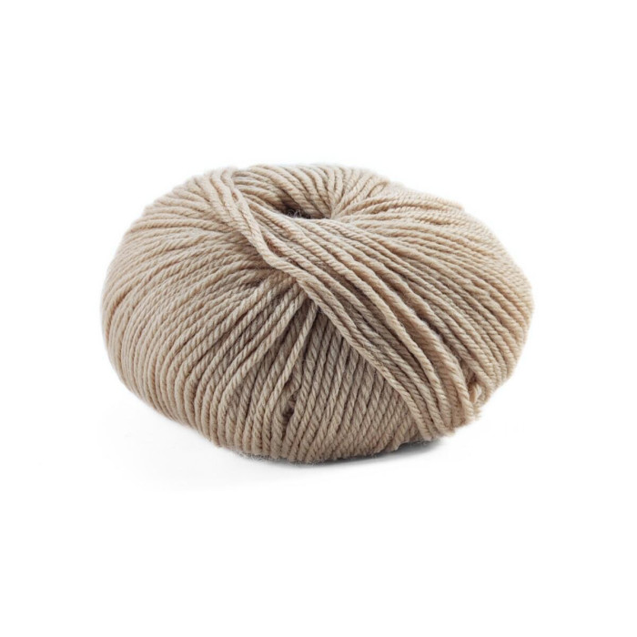 408 Пряжа Laines du Nord Holiday, 50г - 125м, світло-бежевий, 70% вовна, 30% акрил