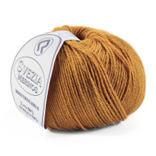 409 Пряжа Campolmi Filati Svezia, 100г - 250м, гірчиця, 50% вовна, 50% акрил