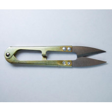 Ножницы для обрезки нити металлические, длина 11 см (без окраса)