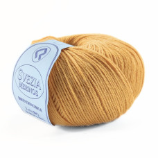 410 Пряжа Campolmi Filati Svezia, 100г - 250м, жовтий, 50% вовна, 50% акрил