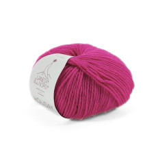 410 Пряжа Laines du Nord Holiday, 50г - 125м, насичений рожевий, 70% вовна, 30% акрил