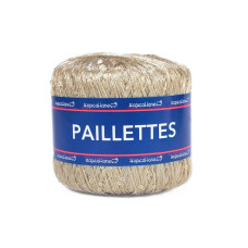 410 Пряжа Tropical Lane Paillettes, 25г - 195м, вінтажне золото, 100% поліестер