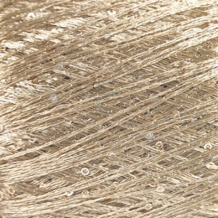 410 Пряжа Tropical Lane Paillettes, 25г - 195м, вінтажне золото, 100% поліестер