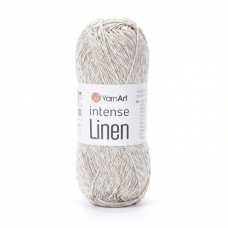 4100 Пряжа Intense Linen YarnArt , 50г - 180м, бежевий, 45% льон, 55% віскоза