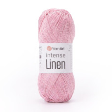 4109 Пряжа Intense Linen YarnArt , 50г - 180м, рожевий, 45% льон, 55% віскоза