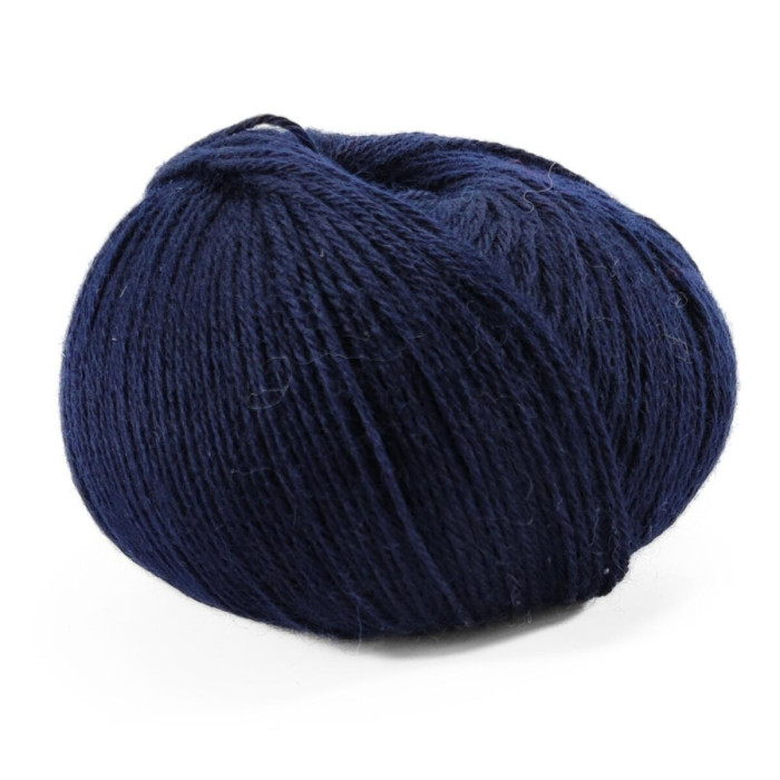411 Пряжа Campolmi Filati Svezia, 100г - 250м, кобальт, 50% вовна, 50% акрил