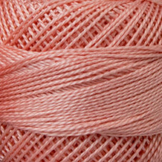 412 Муліне Art. 87 Pearl Cotton Luca-S, бавовна, 10 г, 80 м, колір персиково-рожевий