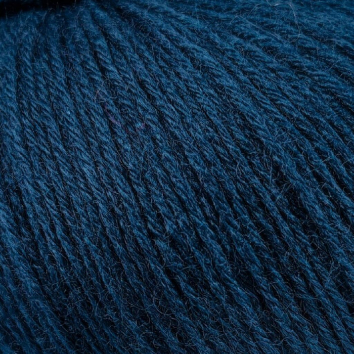 412 Пряжа Campolmi Filati Georgia, 50г - 200м, темно-синій, 50% вовна меринос, 50% акрил