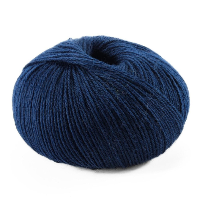 412 Пряжа Campolmi Filati Svezia, 100г - 250м, синій, 50% вовна, 50% акрил