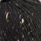 412 Пряжа Campolmi Filati Tweed, 100г - 250м, чорний, 50% вовна, 50% акрил