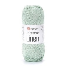 4124 Пряжа Intense Linen YarnArt , 50г - 180м, м'ятний, 45% льон, 55% віскоза
