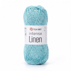 4130 Пряжа Intense Linen YarnArt , 50г - 180м, блакитний, 45% льон, 55% віскоза