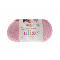 194 Пряжа Baby Wool 50гр - 175м (Рожевий) Alize(Знятий з виробництва)