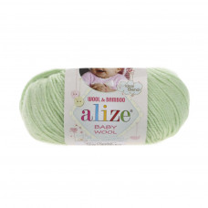 41 Пряжа Baby Wool 50гр - 175м (Салатовий) Alize(Знятий з виробництва)