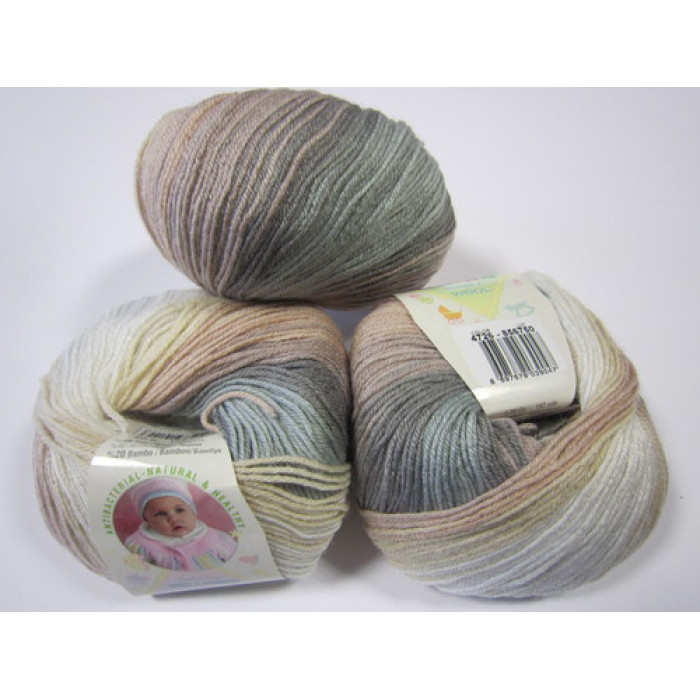 4726 Пряжа Baby Wool Batik 50гр - 175м (Різнокольорова) Alize(Знятий з виробництва)