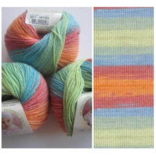 3611 Пряжа Baby Wool Batik 50гр - 175м (Різнокольорова) Alize(Знятий з виробництва)
