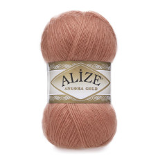 102 Пряжа Angora Gold 100гр - 550м (Помаранчевий) Alize