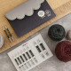 41637 KnitPro Набір з'ємних укорочених спиць Deluxe Karbonz - 10 см (довжина спиць)
